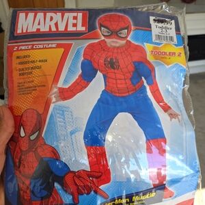 Marvel Red and Blue Superhero Costume